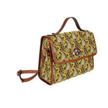 Load image into Gallery viewer, Hive Waterproof Canvas Bag-Brown (All Over Print) (Model 1641)