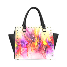 Load image into Gallery viewer, abstract Rivet Shoulder Handbag (Model 1645)