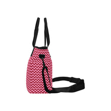 Load image into Gallery viewer, Zig Zag Tote Bag with Shoulder Strap (Model 1724)
