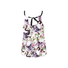 Load image into Gallery viewer, Skullz Floral Loose Fit Halter Neck Top (Model T68)