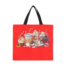 Load image into Gallery viewer, Nurses coffee and lattes All Over Print Canvas Tote Bag/Large (Model 1699)