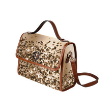 Load image into Gallery viewer, Chocolate Waterproof Canvas Bag-Brown (All Over Print) (Model 1641)