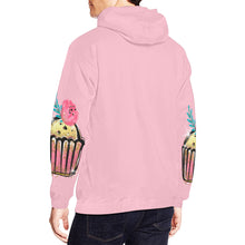 Load image into Gallery viewer, Cupcake Lover All Over Print Hoodie for Unisex (USA Size) (Model H13)