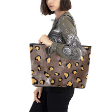 Load image into Gallery viewer, Animal Chic Leather Tote Bag (Model 1709)