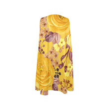 Load image into Gallery viewer, Yellow Floral Sleeveless A-Line Pocket Dress (Model D57)