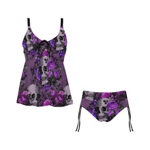 Load image into Gallery viewer, Gothic Chest Drawstring Swim Dress (Model S30)