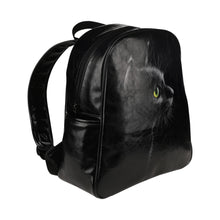 Load image into Gallery viewer, Black Cat Multi-Pockets Backpack (Model 1636)
