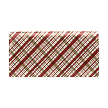 Load image into Gallery viewer, Red Green Plaid Women's Flap Wallet (Model 1707)