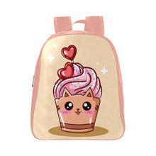 Load image into Gallery viewer, Kitty Cupcake School Backpack (Model 1601)(Small)