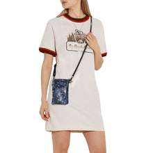 Load image into Gallery viewer, Star & Sky Small Cell Phone Purse (Model 1711)