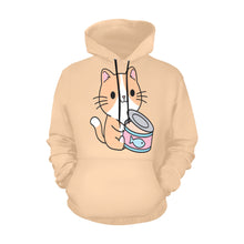 Load image into Gallery viewer, Kitty All Over Print Hoodie for unisex (USA Size) (Model H13)
