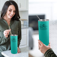 Load image into Gallery viewer, Moody Cow 20oz Tall Skinny Tumbler with Lid and Straw