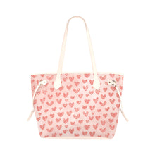 Load image into Gallery viewer, Heart Clover Canvas Tote Bag (Model 1661)