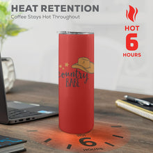 Load image into Gallery viewer, Country Babe 20oz Tall Skinny Tumbler with Lid and Straw