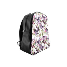 Load image into Gallery viewer, Floral Goth School Backpack (Model 1601)(Small)