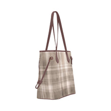 Load image into Gallery viewer, Light Plaid Clover Canvas Tote Bag (Model 1661)
