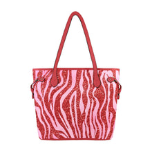 Load image into Gallery viewer, Wild Red Clover Canvas Tote Bag (Model 1661)