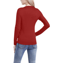 Load image into Gallery viewer, Love-cheetah Women's All Over Print V-Neck Sweater (Model H48)