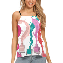 Load image into Gallery viewer, Nail Polish Loose Fit Halter Neck Top (Model T68)