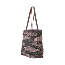 Load image into Gallery viewer, Leopard Mix Clover Canvas Tote Bag (Model 1661)