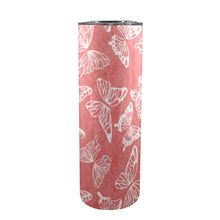 Load image into Gallery viewer, Antisocial 20oz Tall Skinny Tumbler with Lid and Straw