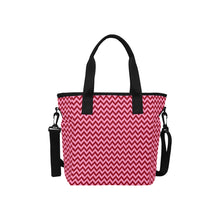 Load image into Gallery viewer, Zig Zag Tote Bag with Shoulder Strap (Model 1724)