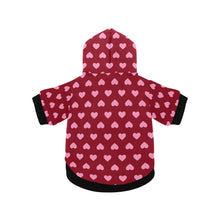 Load image into Gallery viewer, Hearts Pet Dog Hoodie