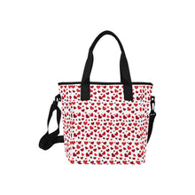Load image into Gallery viewer, Hearts 2 Tote Bag with Shoulder Strap (Model 1724)