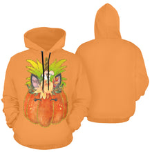 Load image into Gallery viewer, Pumpkin Unicorn Dreams All Over Print Hoodie for  unisexSizing (USA Size) (Model H13)