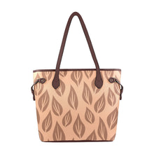 Load image into Gallery viewer, Peach Fuzz Clover Canvas Tote Bag (Model 1661)