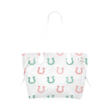 Load image into Gallery viewer, Horseshoe Clover Canvas Tote Bag (Model 1661)