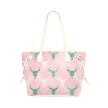 Load image into Gallery viewer, Country Skull Clover Canvas Tote Bag (Model 1661)