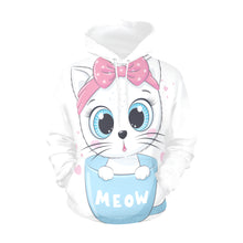 Load image into Gallery viewer, Meow All Over Print Hoodie for Unisex (USA Size) (Model H13)