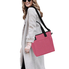 Load image into Gallery viewer, Zig Zag Tote Bag with Shoulder Strap (Model 1724)