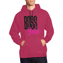 Load image into Gallery viewer, BossBabe All Over Print Hoodie for Unisex (USA Size) (Model H13)