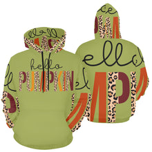 Load image into Gallery viewer, Hello Pumpkin All Over Print Hoodie for unisex (USA Size) (Model H13)