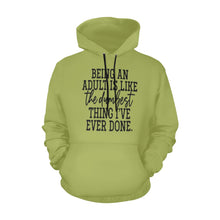 Load image into Gallery viewer, Being An Adult All Over Print Hoodie Unisex (USA Size) (Model H13)
