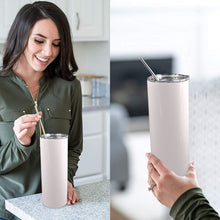 Load image into Gallery viewer, Messy Bun Yoga Pants 20oz Tall Skinny Tumbler with Lid and Straw