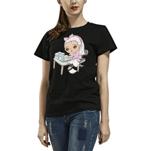 Load image into Gallery viewer, Girl shop owner All Over Print T-Shirt for Women (USA Size) (Model T40)