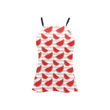 Load image into Gallery viewer, Watermelon Digital Loose Fit Halter Neck Top (Model T68)