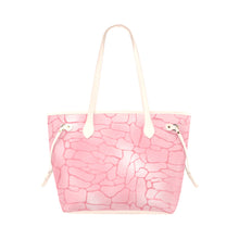 Load image into Gallery viewer, Pink Clover Canvas Tote Bag (Model 1661)