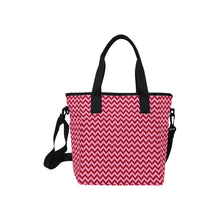 Load image into Gallery viewer, Zig Zag Tote Bag with Shoulder Strap (Model 1724)