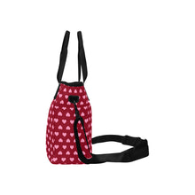 Load image into Gallery viewer, Hearts Tote Bag with Shoulder Strap (Model 1724)