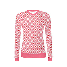 Load image into Gallery viewer, Much Love Women's All Over Print V-Neck Sweater (Model H48)