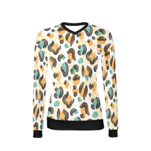 Load image into Gallery viewer, Wild Women's All Over Print V-Neck Sweater (Model H48)