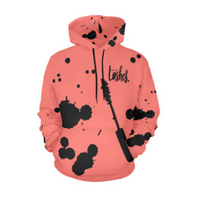 Load image into Gallery viewer, Lashes First All Over Print Hoodie for unisex (USA Size) (Model H13)
