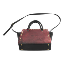 Load image into Gallery viewer, Red Beauty Rivet Shoulder Handbag (Model 1645)