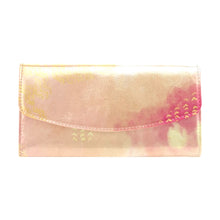 Load image into Gallery viewer, Pink Art Women's Flap Wallet (Model 1707)