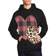 Load image into Gallery viewer, Two Hearts 2 All Over Print Hoodie for  unisex  (USA Size) (Model H13)