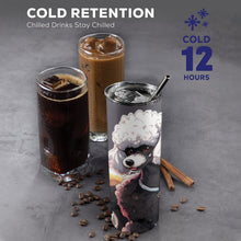 Load image into Gallery viewer, Poodle 20oz Tall Skinny Tumbler with Lid and Straw